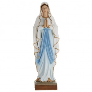 Statue Notre Dame de Lourdes fibre de verre 100 cm