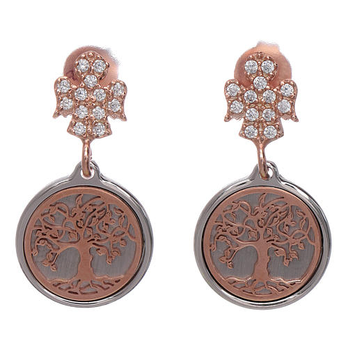 boucles d'oreille arbre de vie