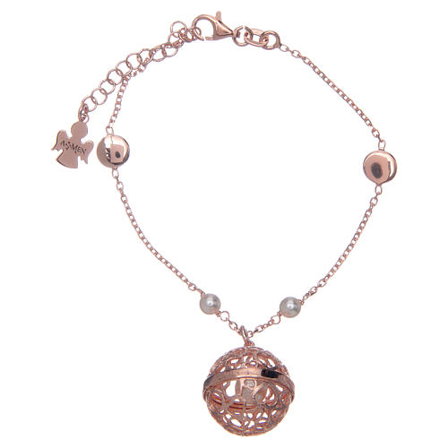 bracelet amen appelé anges roses en argent 925