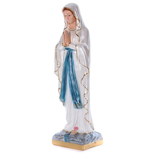 Notre-Dame de Lourdes platre nacre 80 cm