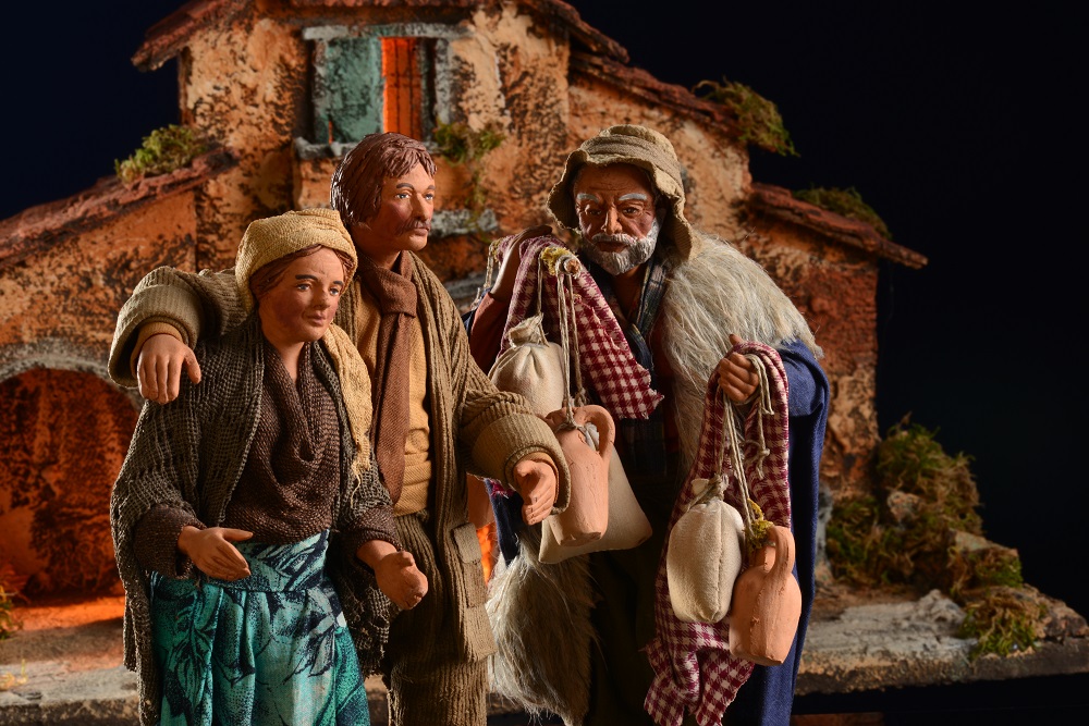 creche santons de noel 2023 petit papa noel 2023
