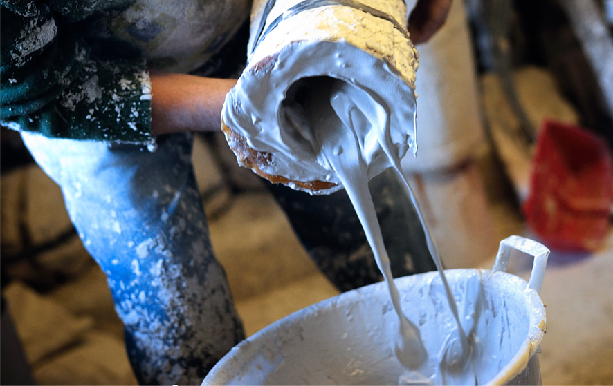 traitement des statues en plâtre