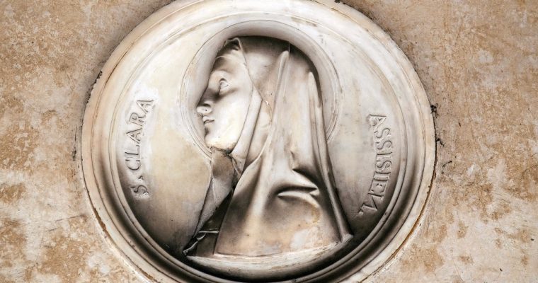 Sainte Claire embrassa la pauvreté, sur les traces de Saint François
