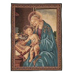 Tapisserie inspirée par La Madone du Livre de Sandro Botticelli 150x150