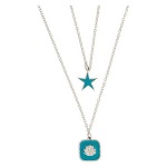 Collier double pendentifs