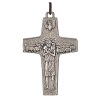 collier croix pape francois