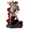 saint michel archange 30 cm statue en resine