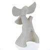 Colombe de la paix sur tronc de bois Francesco Pinton 15 cm