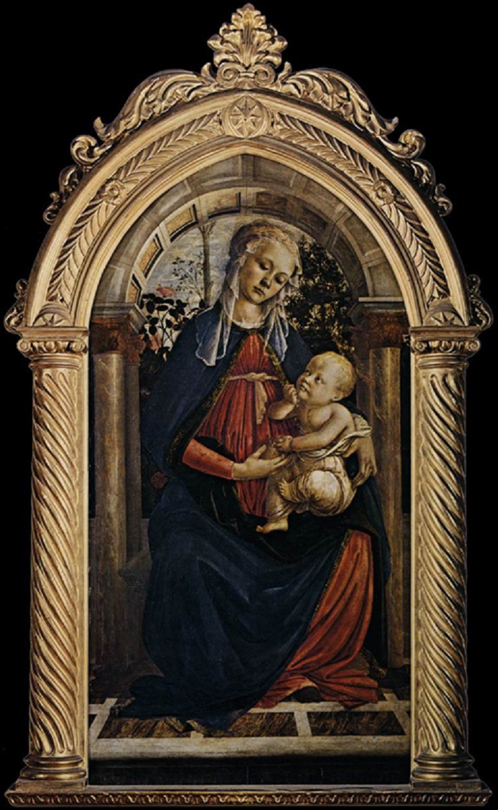 Sandro Botticelli Vierge del la Roserie