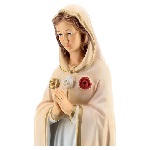 Statue Notre-Dame Rose Mystique resine