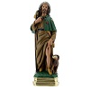 statue saint roch 30 cm platre peint main arte barsanti