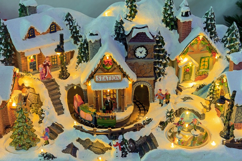 Villages de No l miniatures invitez la magie de No l chez vous