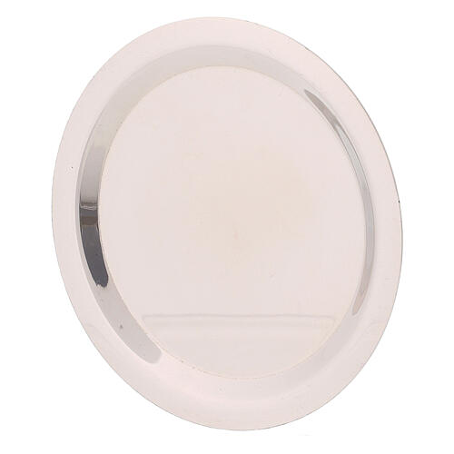 Assiette 10,5 cm pour huiles essentielles brûle-encens acier