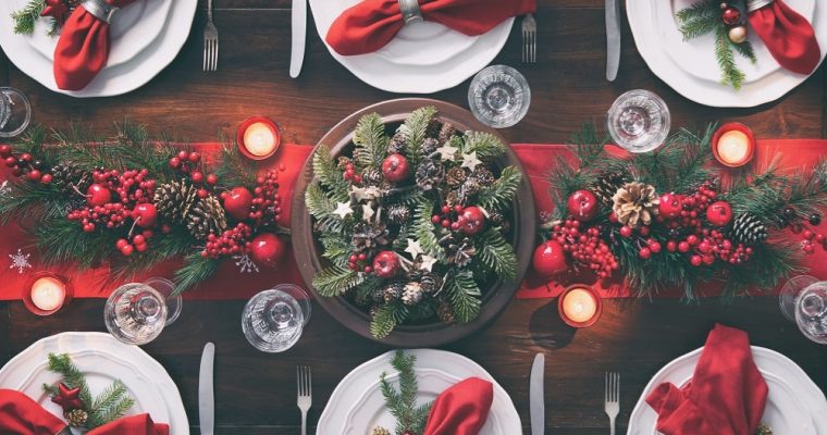 Dresser la table à Noël : plein d’idées, même à réaliser soi-même