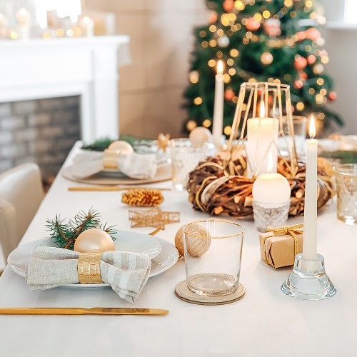 Merveilleux tapis de table décoratif pour les fêtes de Noël