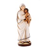 Statue Sainte Mère Teresa de Calcutta bois peint Val Garden
