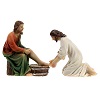 Scene vie de Christ lavement des pieds 9 cm