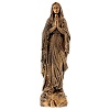Statue Notre-Dame de Lourdes effet bronze