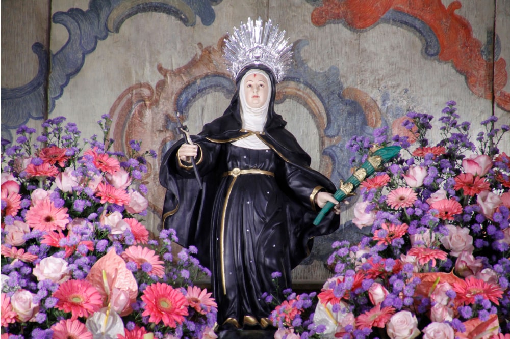 Sainte Rita de Cascia, protectrice des mariages et des causes désespérées
