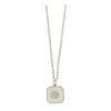 Collier pendentif blanc