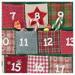 Calendrier Avent en forme de sapin de Noël h 90 cm 150x150