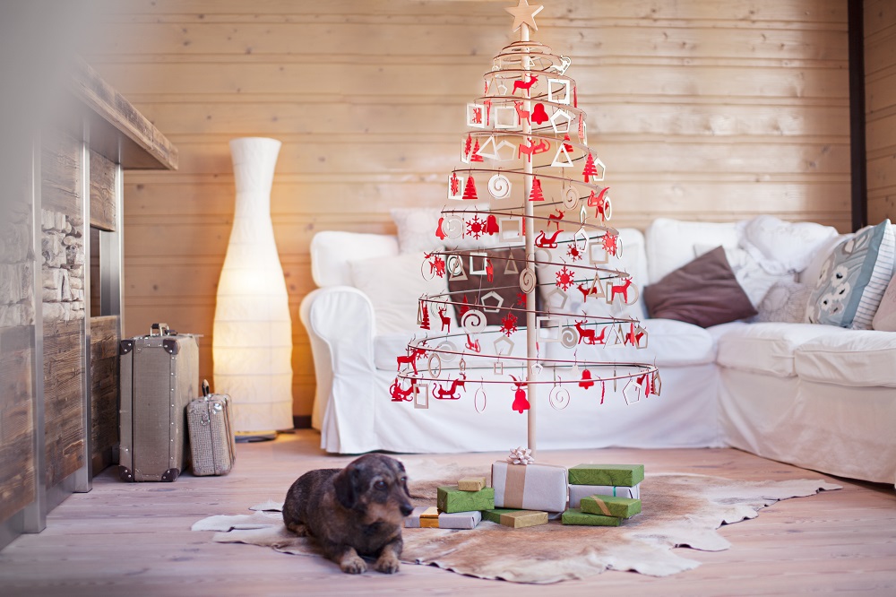 Les Sapins de Noël en spiral: l’élégance du style scandinave