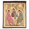 Tapisserie inspirée de la Trinité de l'Ancien Testament 45x55 cm