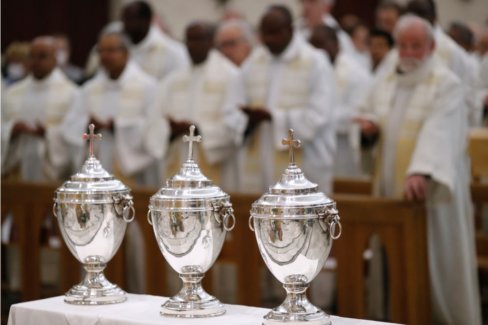 Messe du Chrisme et la bénédiction des huiles saintes