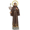 St Pascal Baylon 30 cm pâte à bois