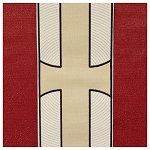 Chasuble bande centrale décorée laine 100% lurex Atelier Sirio