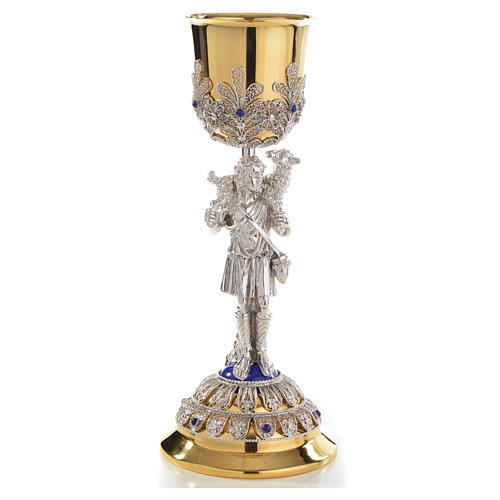 calice argent 800 filigrane bon pasteur