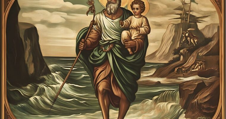 Saint Christophe, le saint protecteur des pèlerins