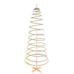 sapin de noel spira slim bois 190 cm150x150