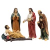 Guérison miraculeuse du paralytique Jésus scène 9 cm