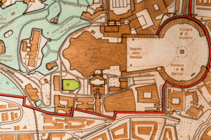 Cartes en relief en bois de la ville de Rome et du Vatican : un souvenir du Jubilé 2025