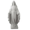 Statue Vierge Miraculeuse en marbre synthétique 100 cm