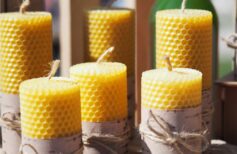 Bougies avec cire naturelle
