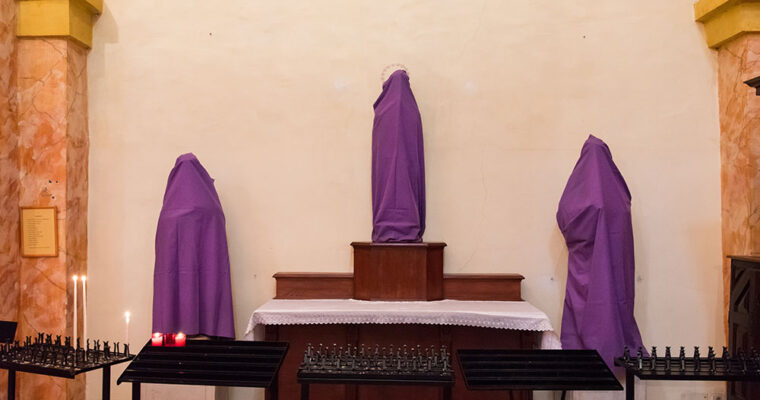 Velatio, un rite ancien dans les jours de la Passion de Christ