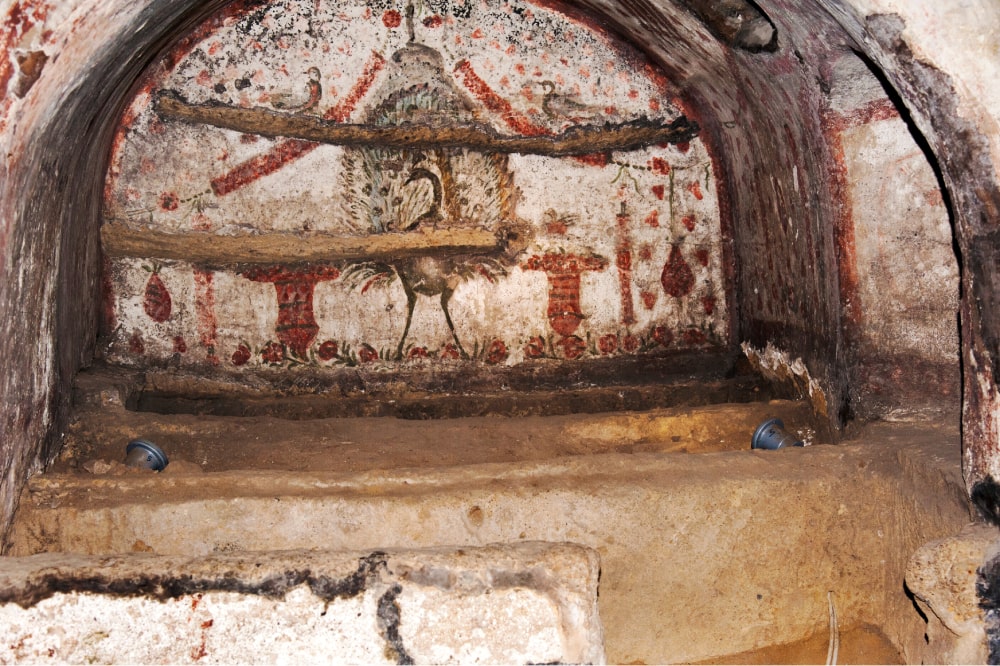Les symboles chrétiens dans les catacombes