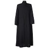 Soutane noire en polyester